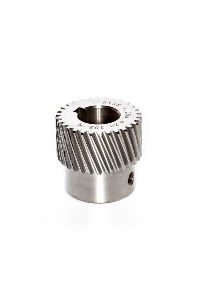 Фото 3 - Зубчатые колеса (модуль 1.25) косой зуб M1.25-Z30-20 (шпонка 5).