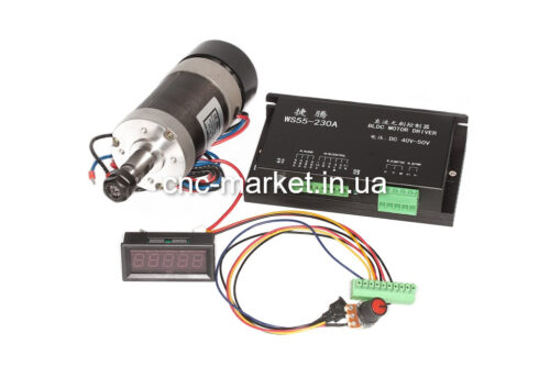 Фото 2 - Комплект шпиндель 400W+драйвер (WS55-180)+крепление 55мм + блок питания S350-48.