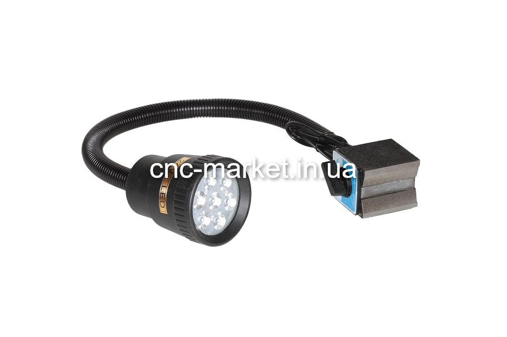 Фото 2 - Прожектор станочный (50D LED) 7W (24V) c магнитом.